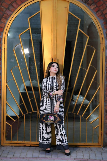 Up Trends Karandi 2 Piece Unstitched Suit – Winter Collection