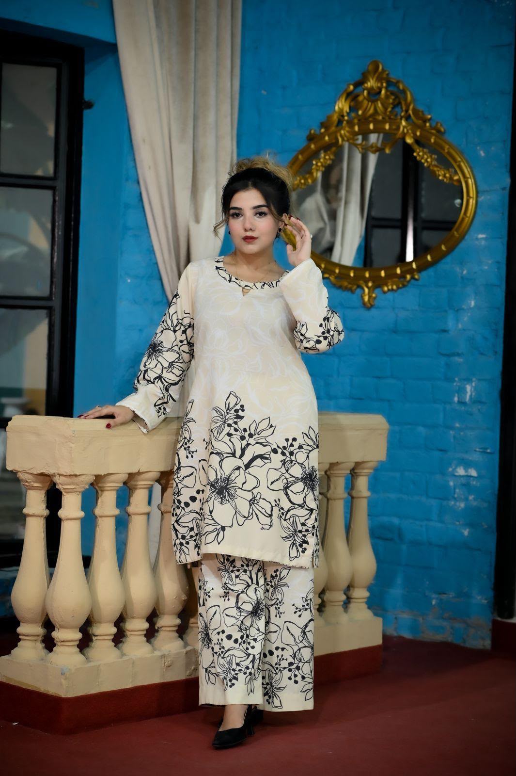 Up Trends Karandi 2 Piece Unstitched Suit – Winter Collection