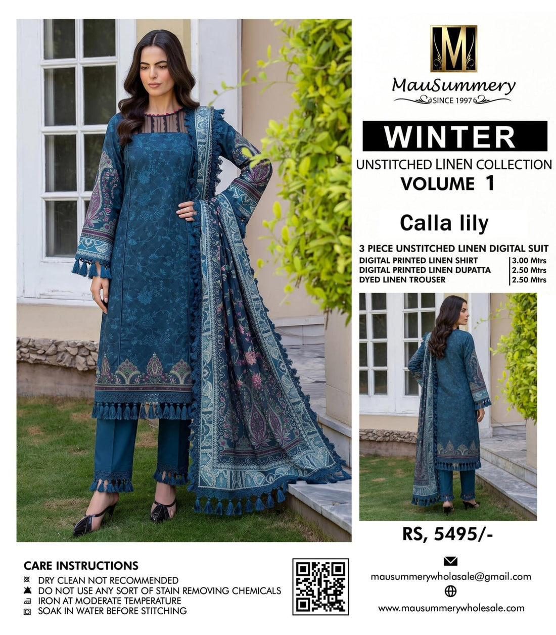 Musammy Linen 3-Piece Suit – Volume 1
